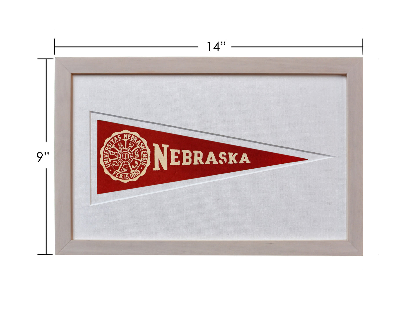 Vintage University of Nebraska Hormel Pennant