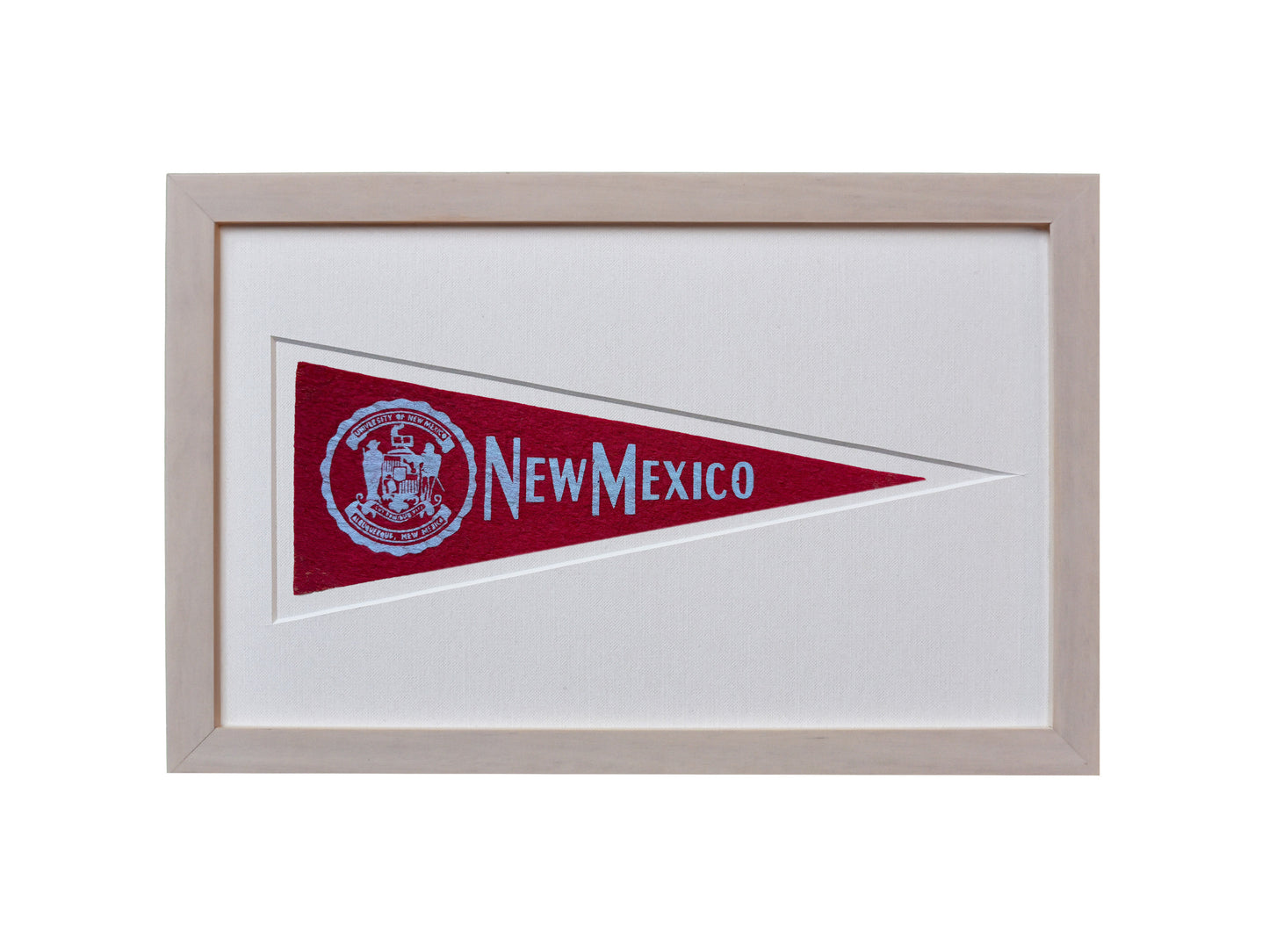Vintage University of New Mexico Hormel Pennant