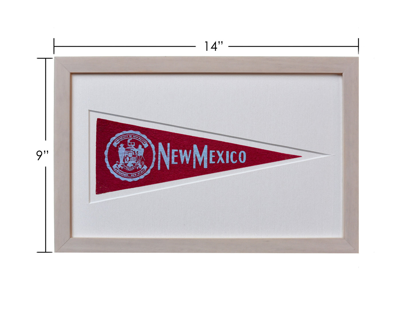 Vintage University of New Mexico Hormel Pennant
