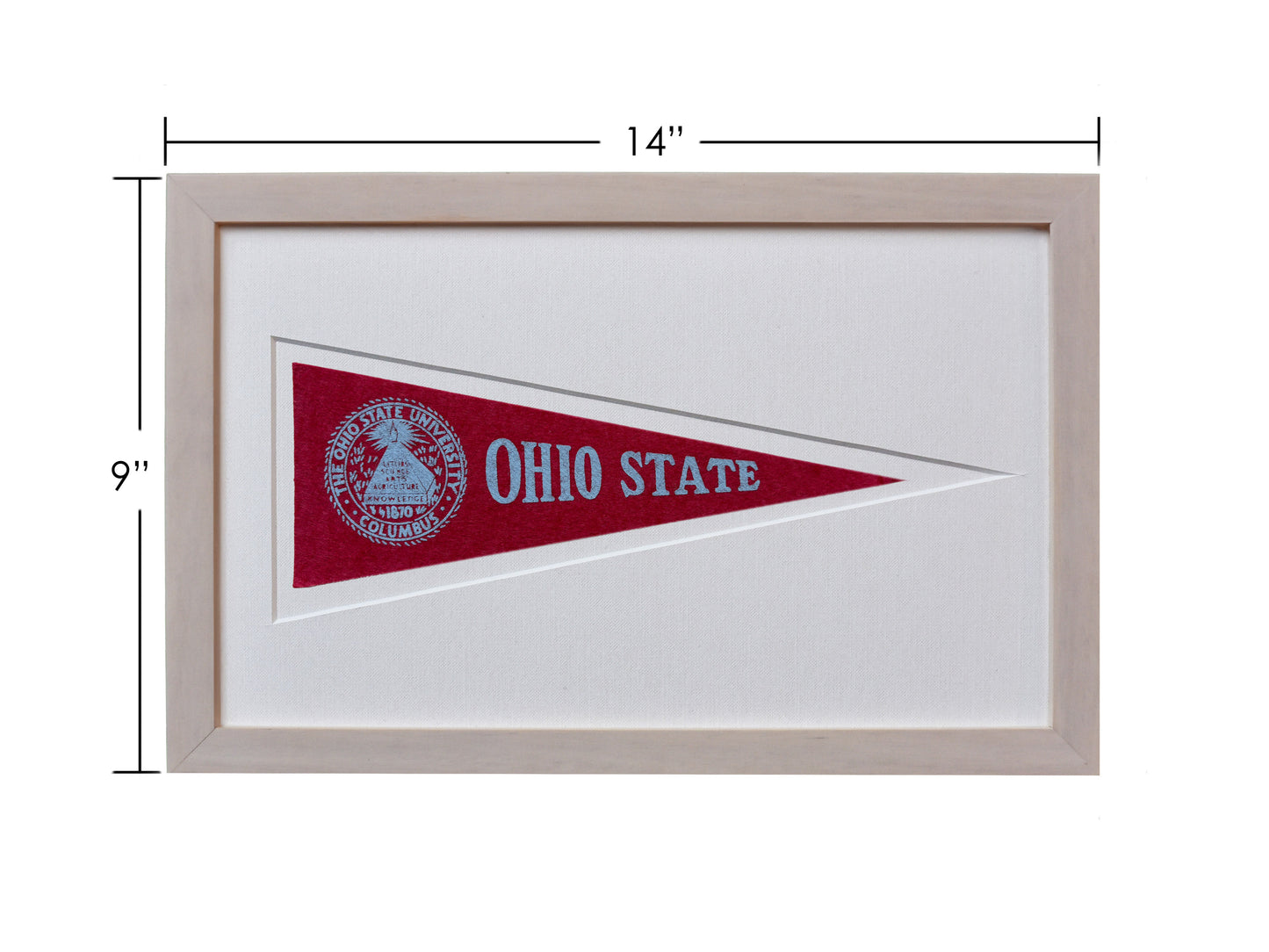 Vintage Ohio State University Hormel Pennant