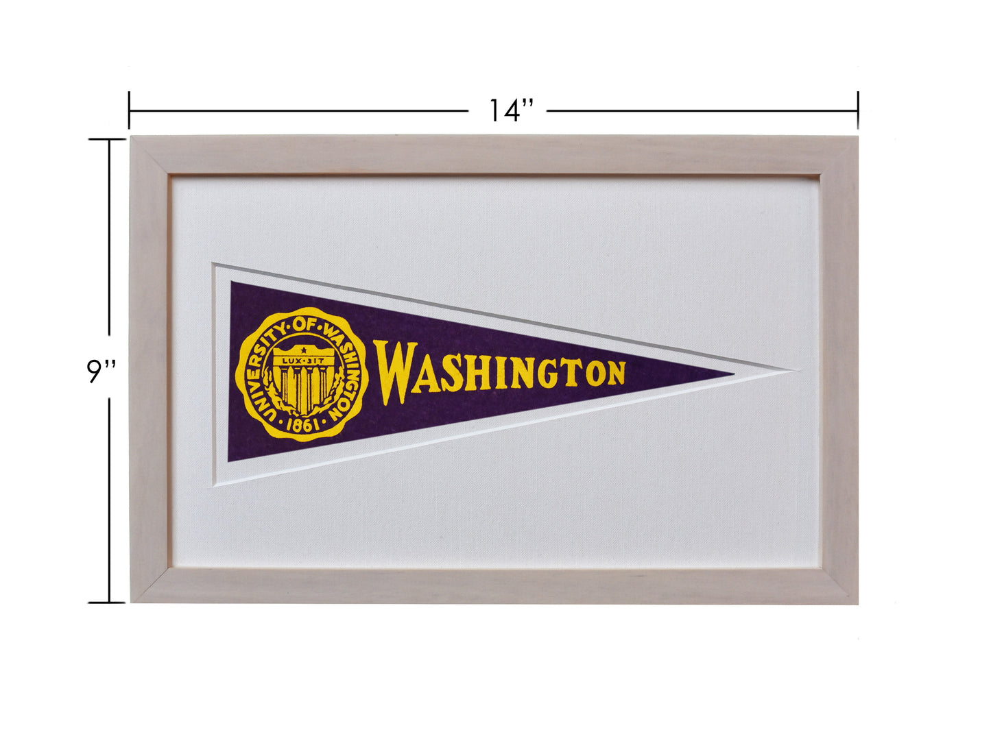 Vintage University of Washington Hormel Pennant