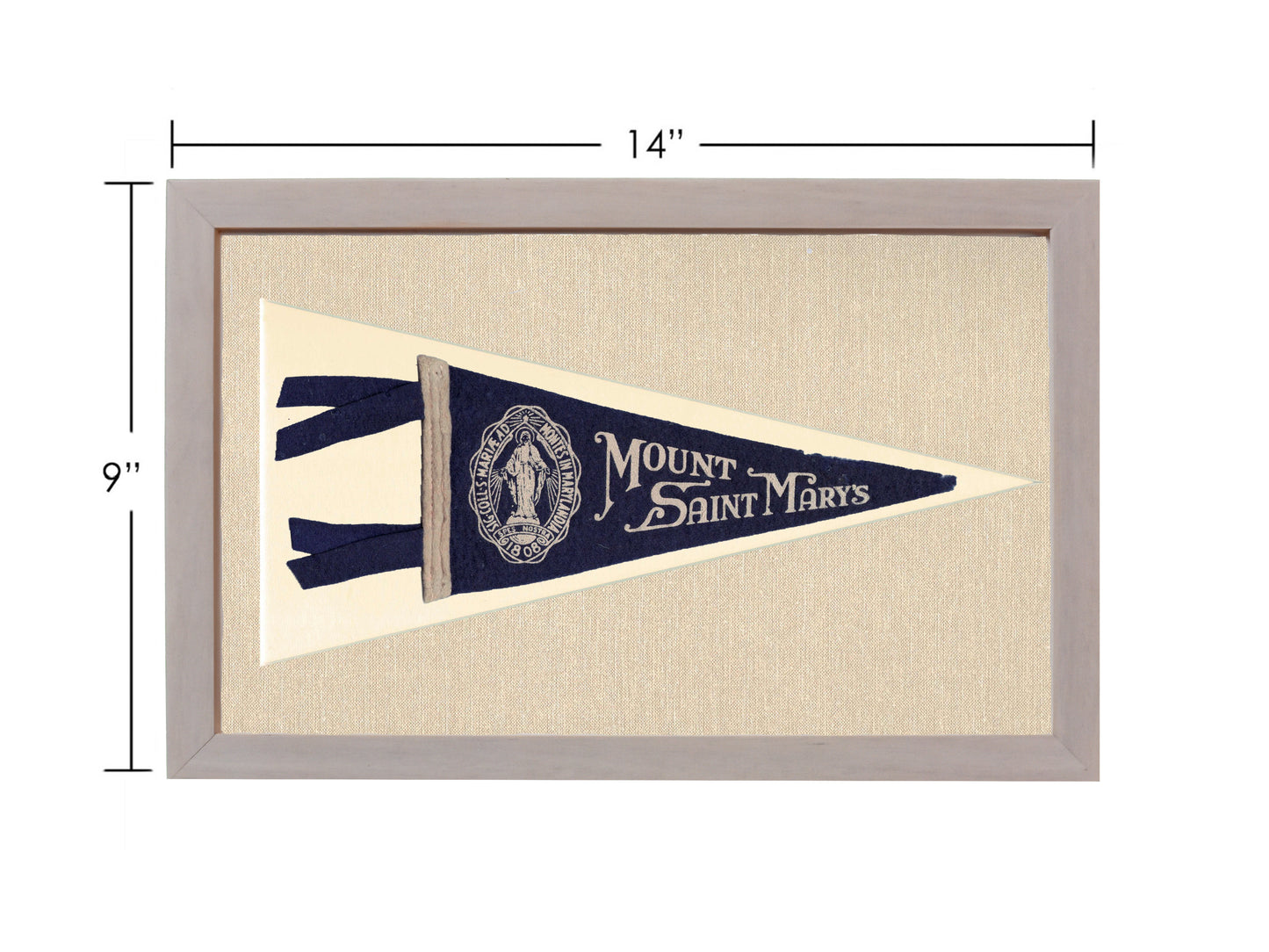 Vintage Mount Saint Mary’s College Pennant