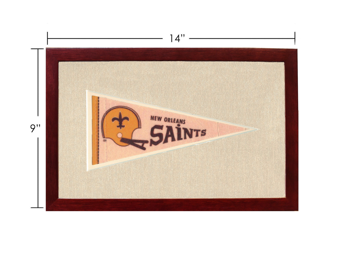 Vintage New Orleans Saints Pennant