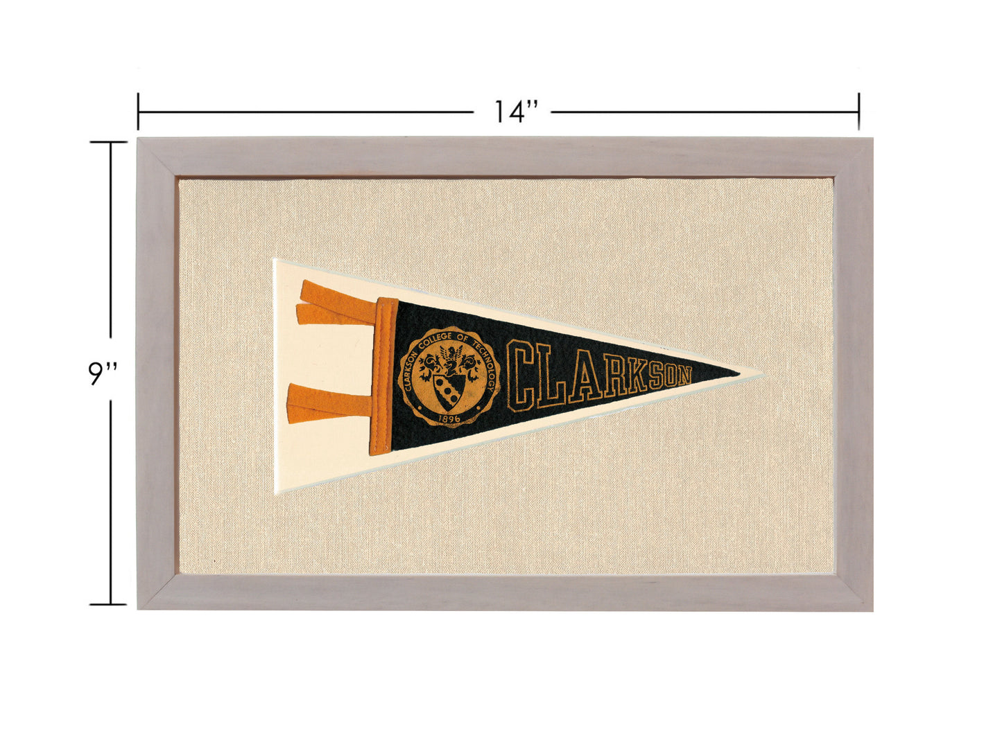 Vintage Clarkson College Pennant