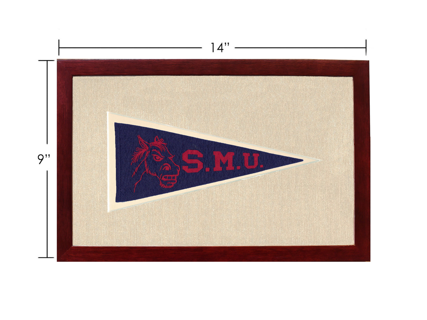Vintage Southern Methodist University Pennant