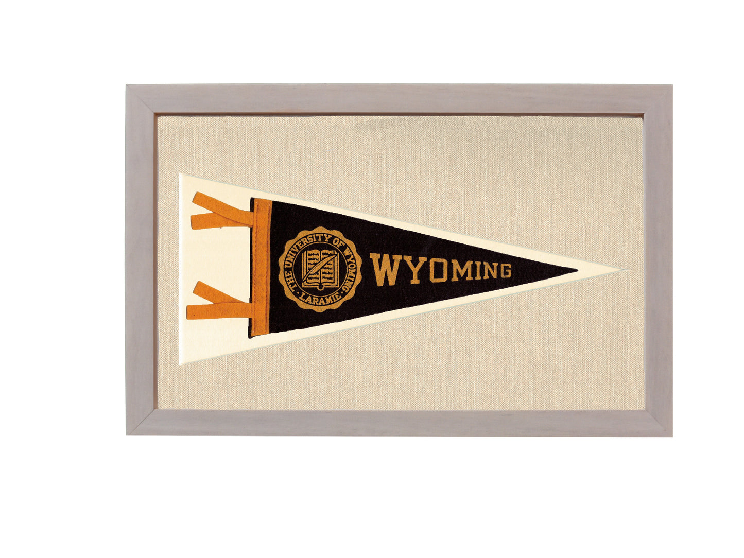 Vintage University of Wyoming Pennant