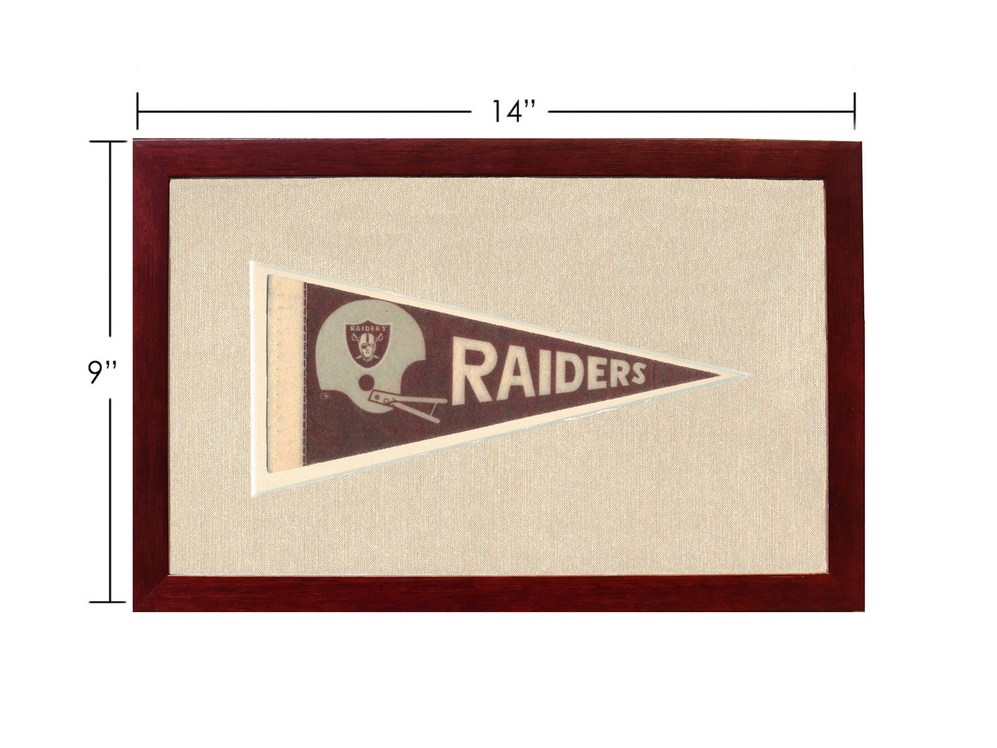 Vintage Raiders Pennant
