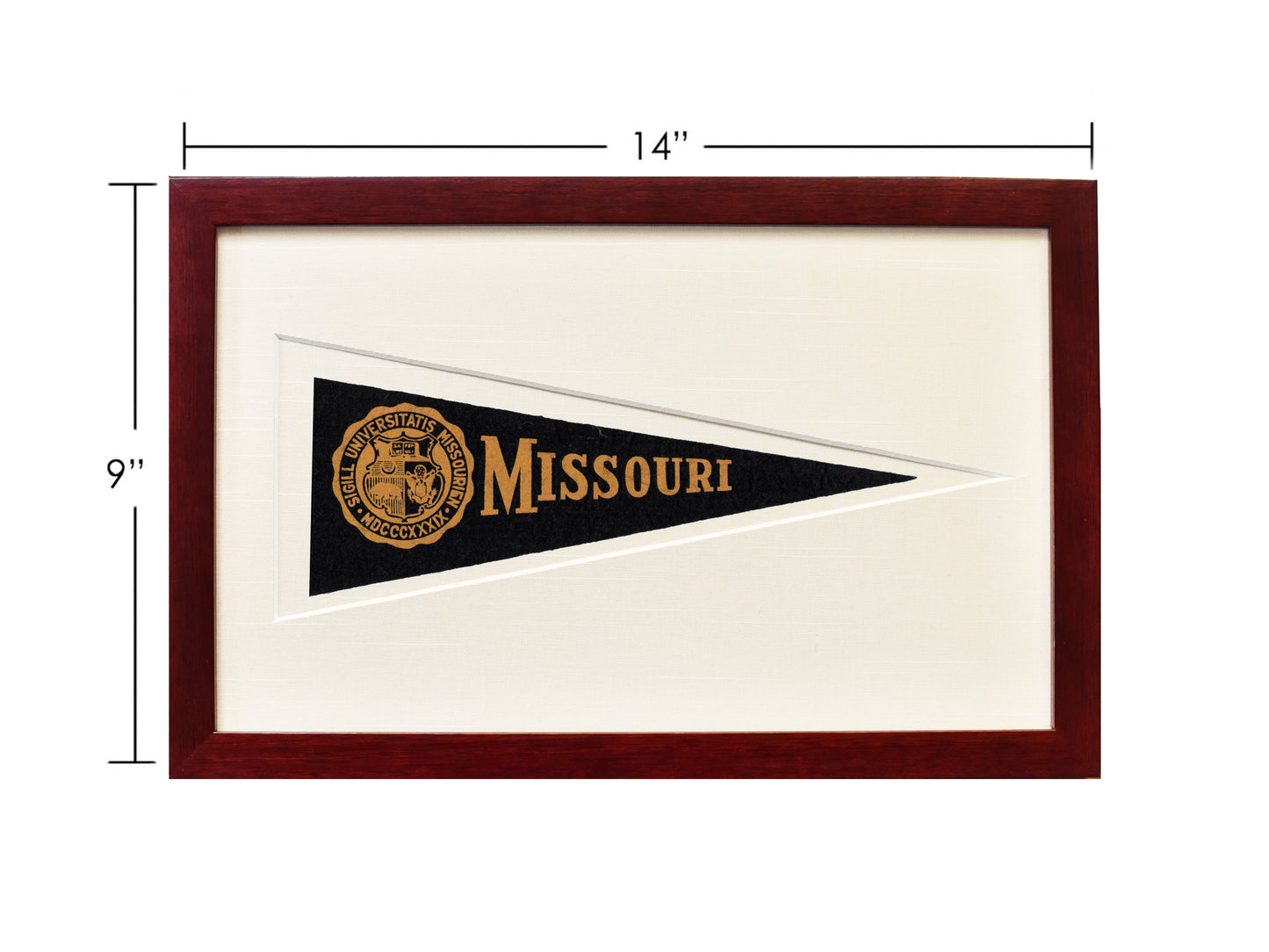 Vintage University of Missouri Hormel Pennant