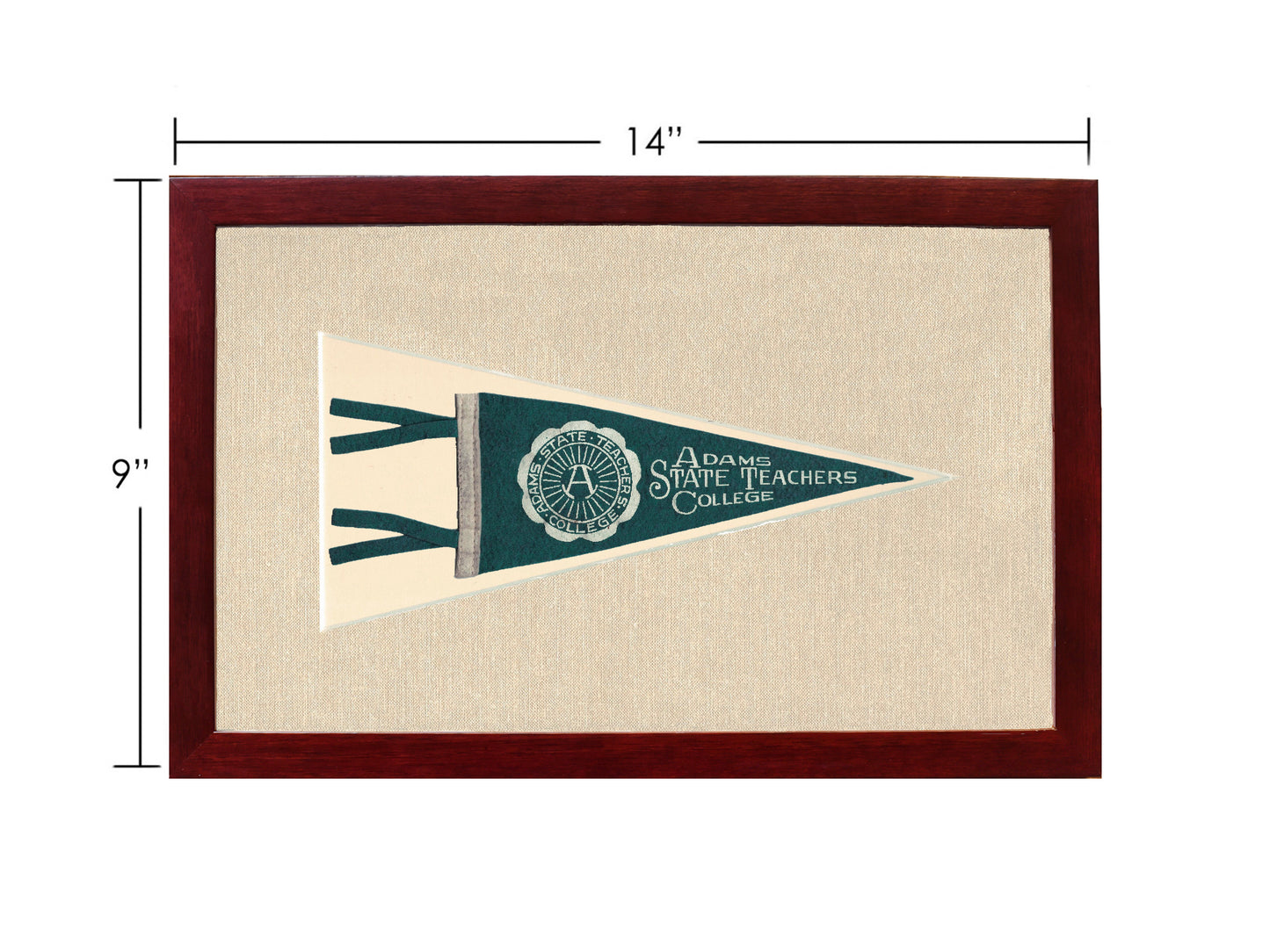 Vintage Adams State Teachers College Pennant