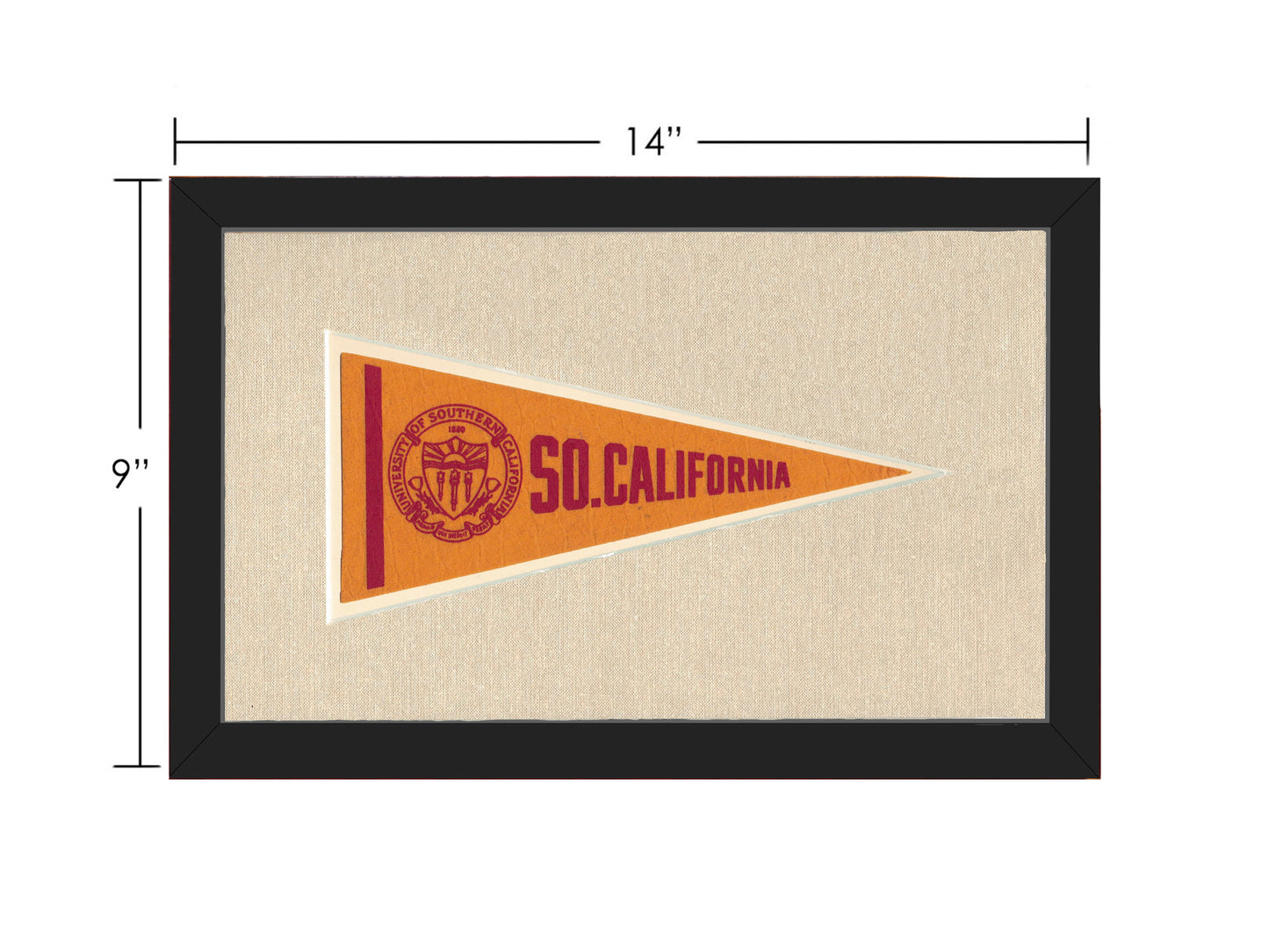 Vintage University of Southern California Pennant