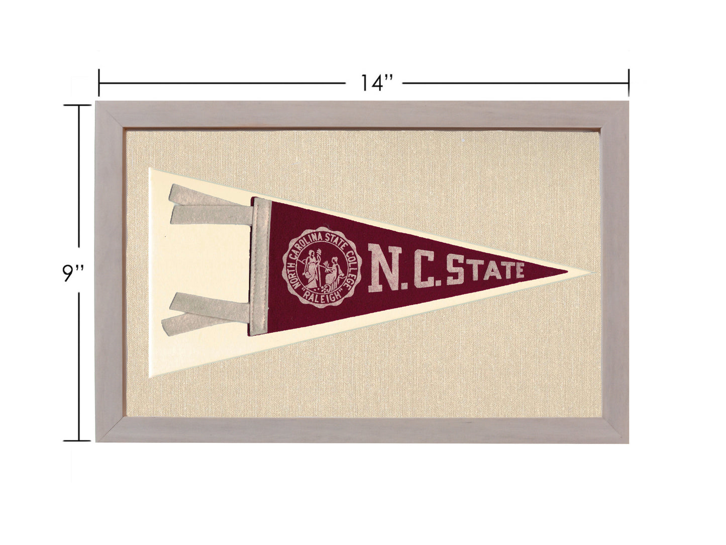 Vintage NC State Pennant