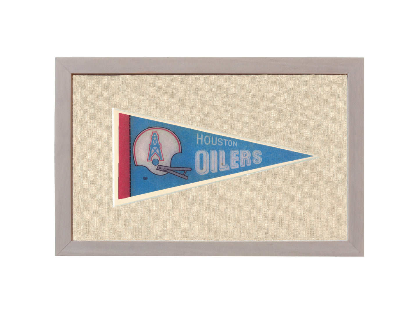 Vintage Houston Oilers Pennant