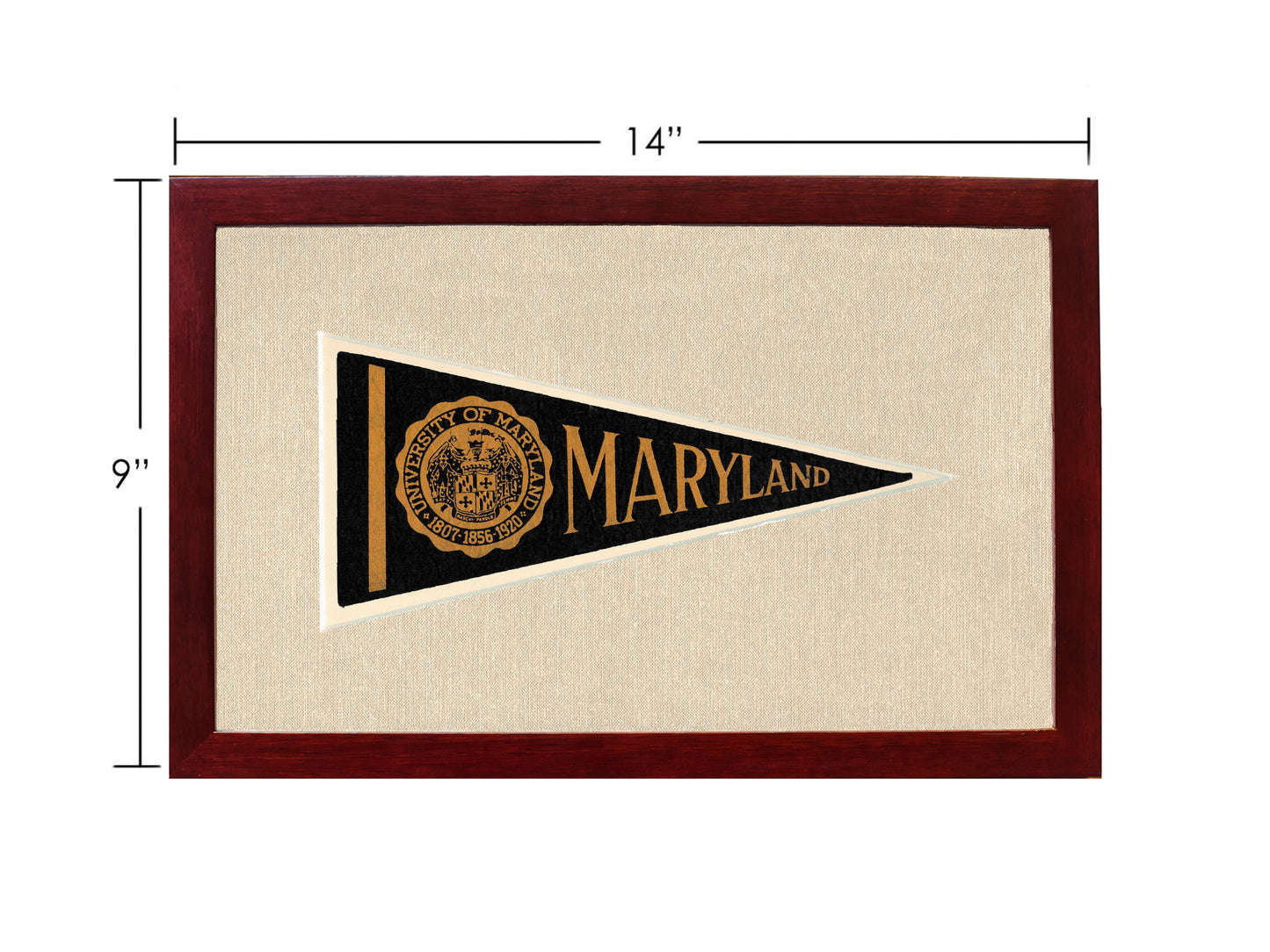Vintage University of Maryland Pennant