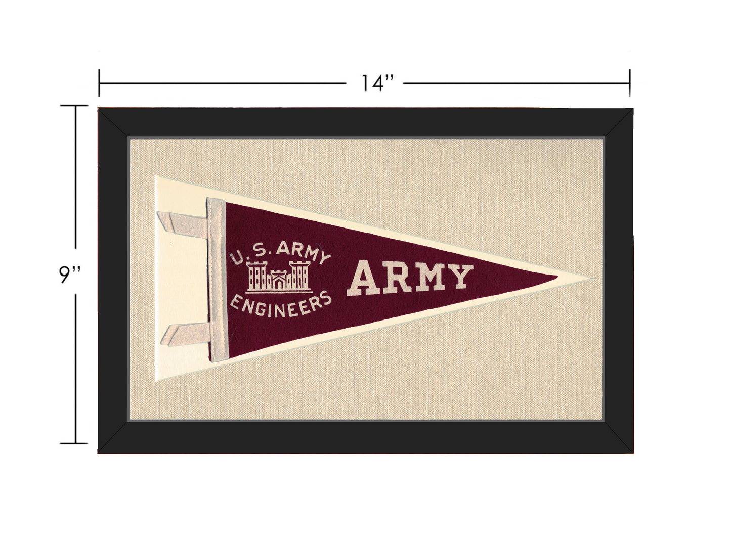 Vintage US Army Pennant