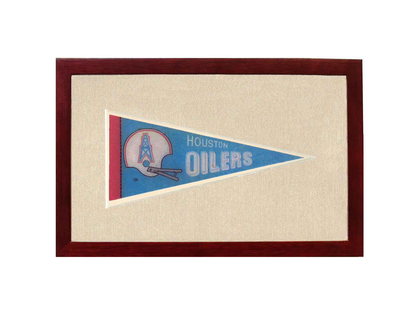 Vintage Houston Oilers Pennant