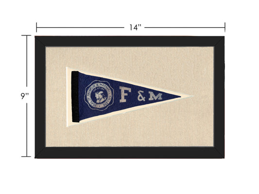 Vintage Franklin & Marshall College Pennant