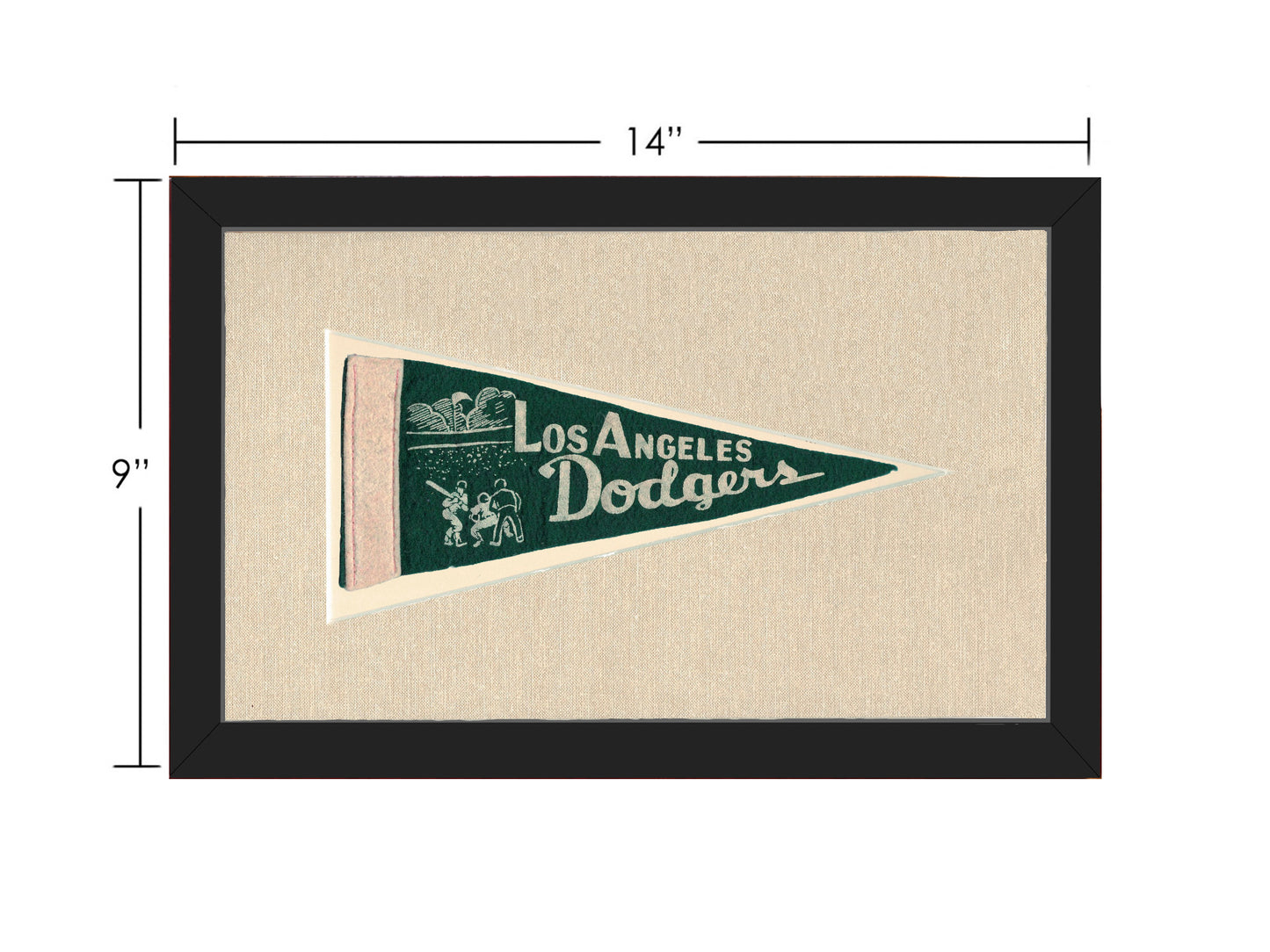 Vintage Los Angeles Dodgers Pennant