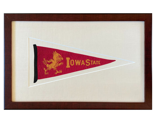 Vintage Iowa State University Pennant