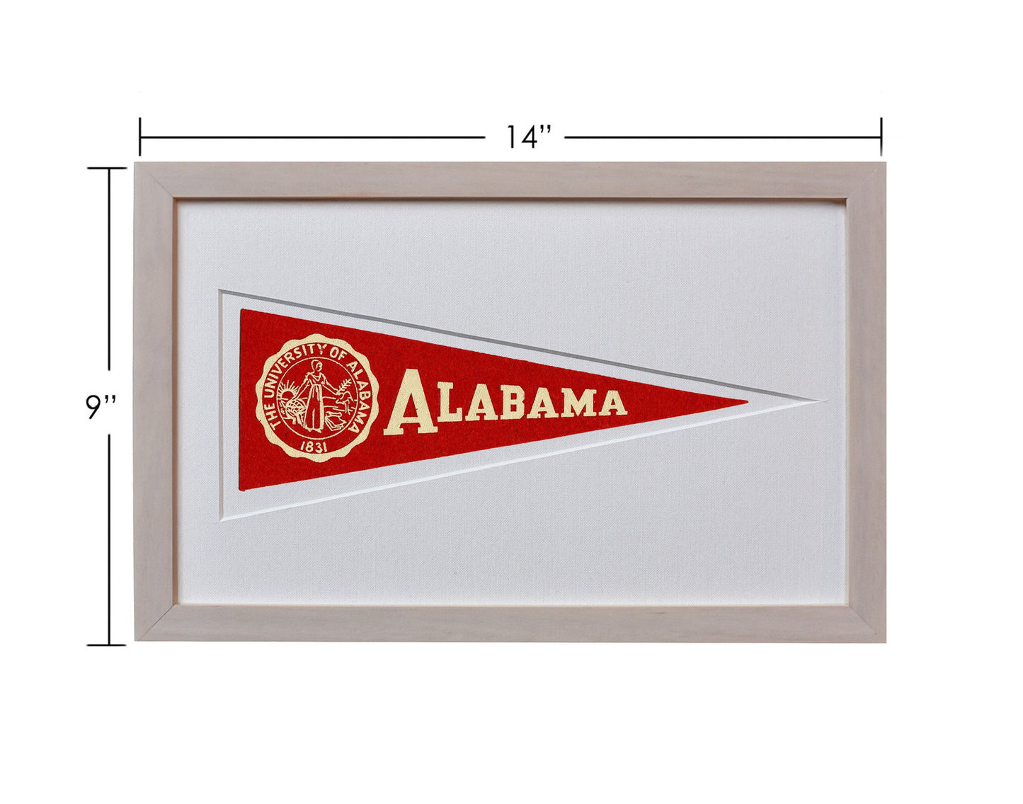 Vintage University of Alabama Hormel Pennant