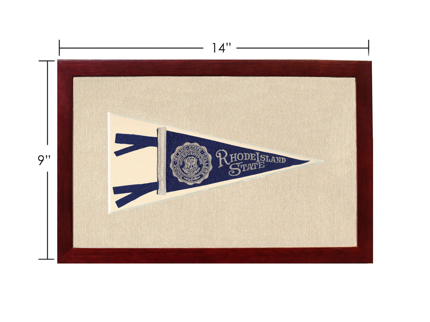 Vintage Rhode Island State Pennant