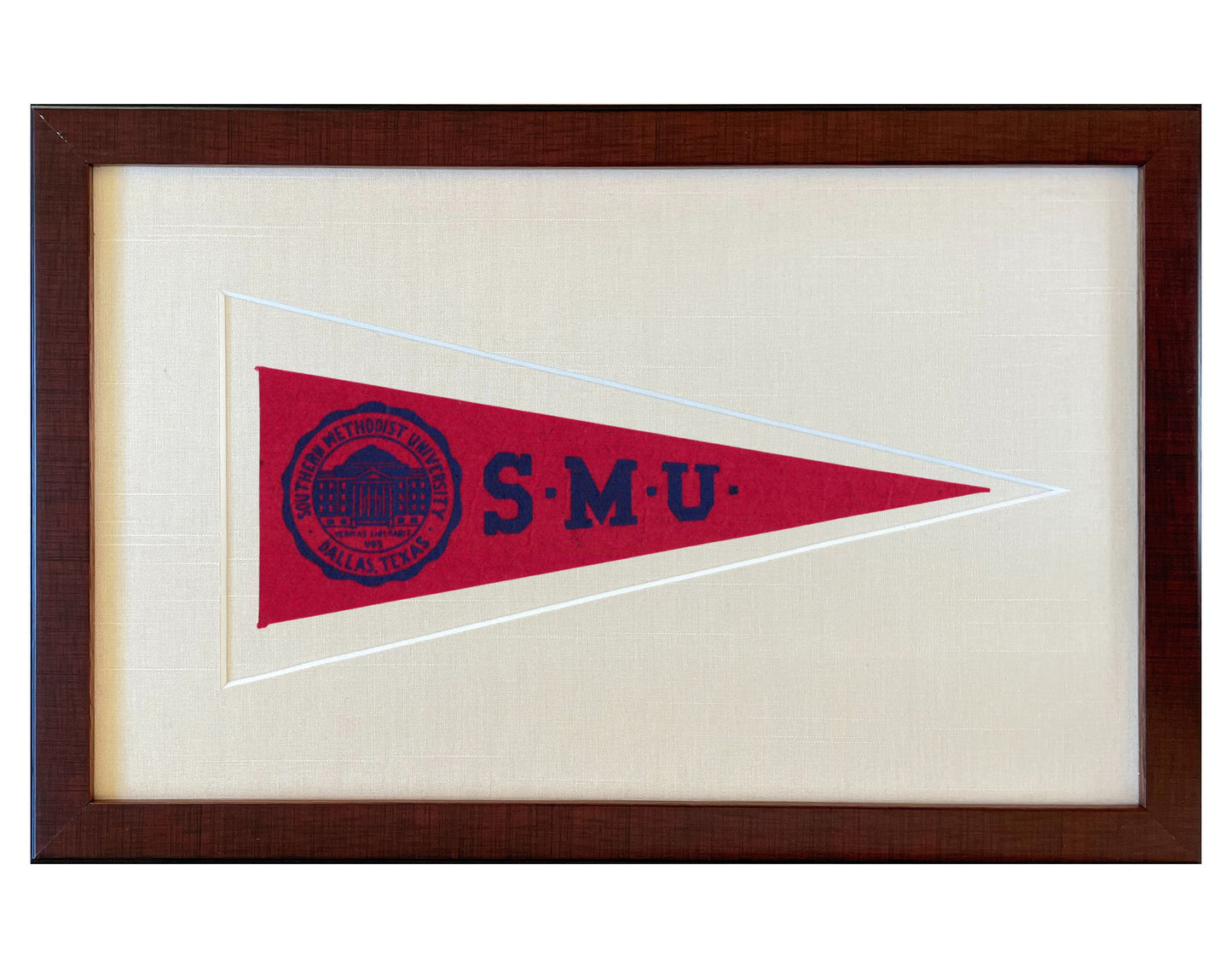 Vintage Southern Methodist University (SMU) Pennant (Hormel) circa 1950