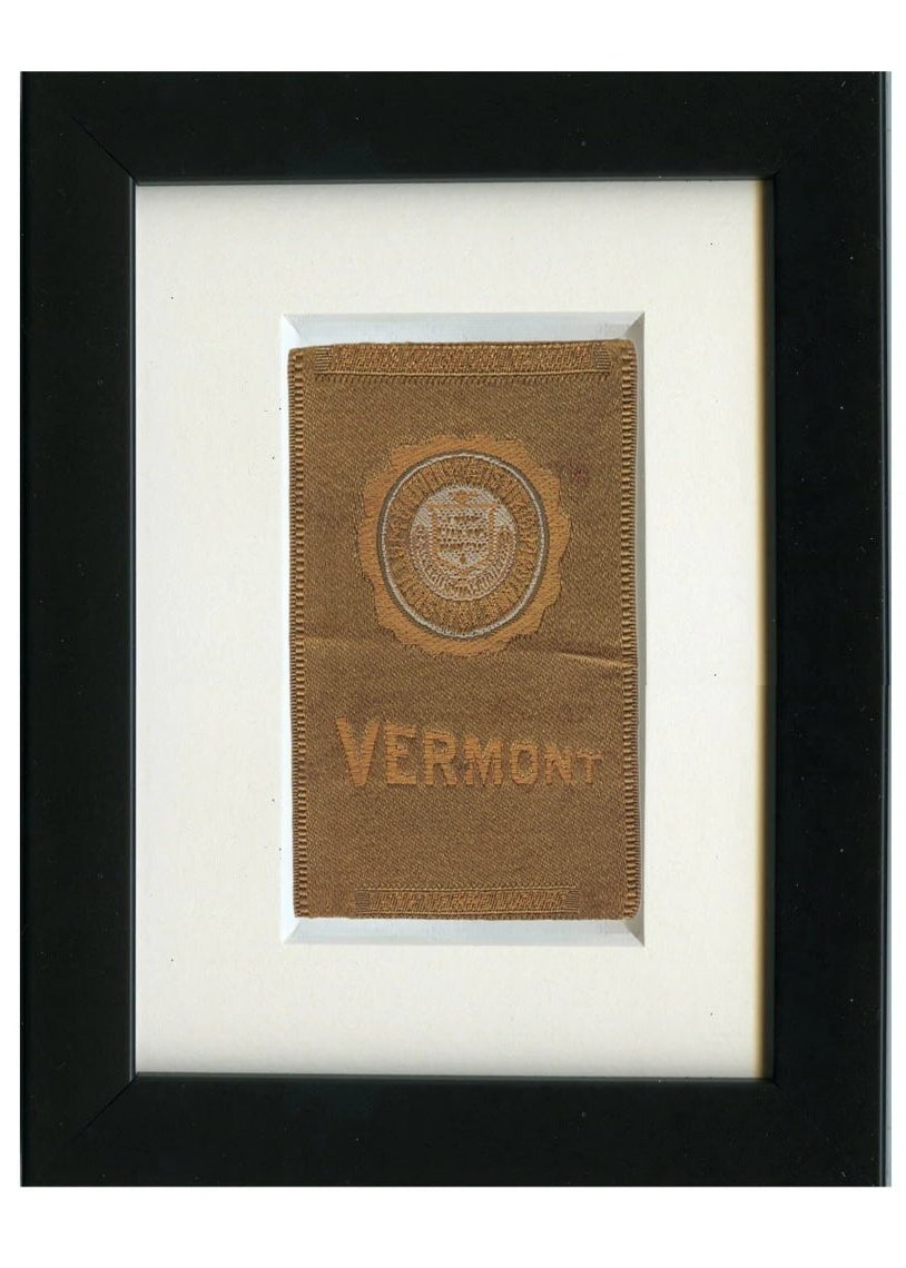 Vintage University of Vermont Tobacco Silk circa 1910