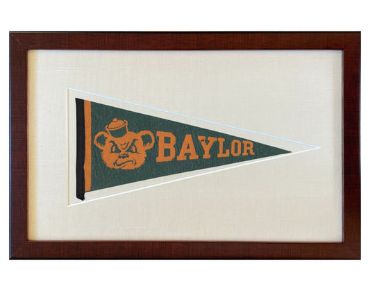 Vintage Baylor University Pennant