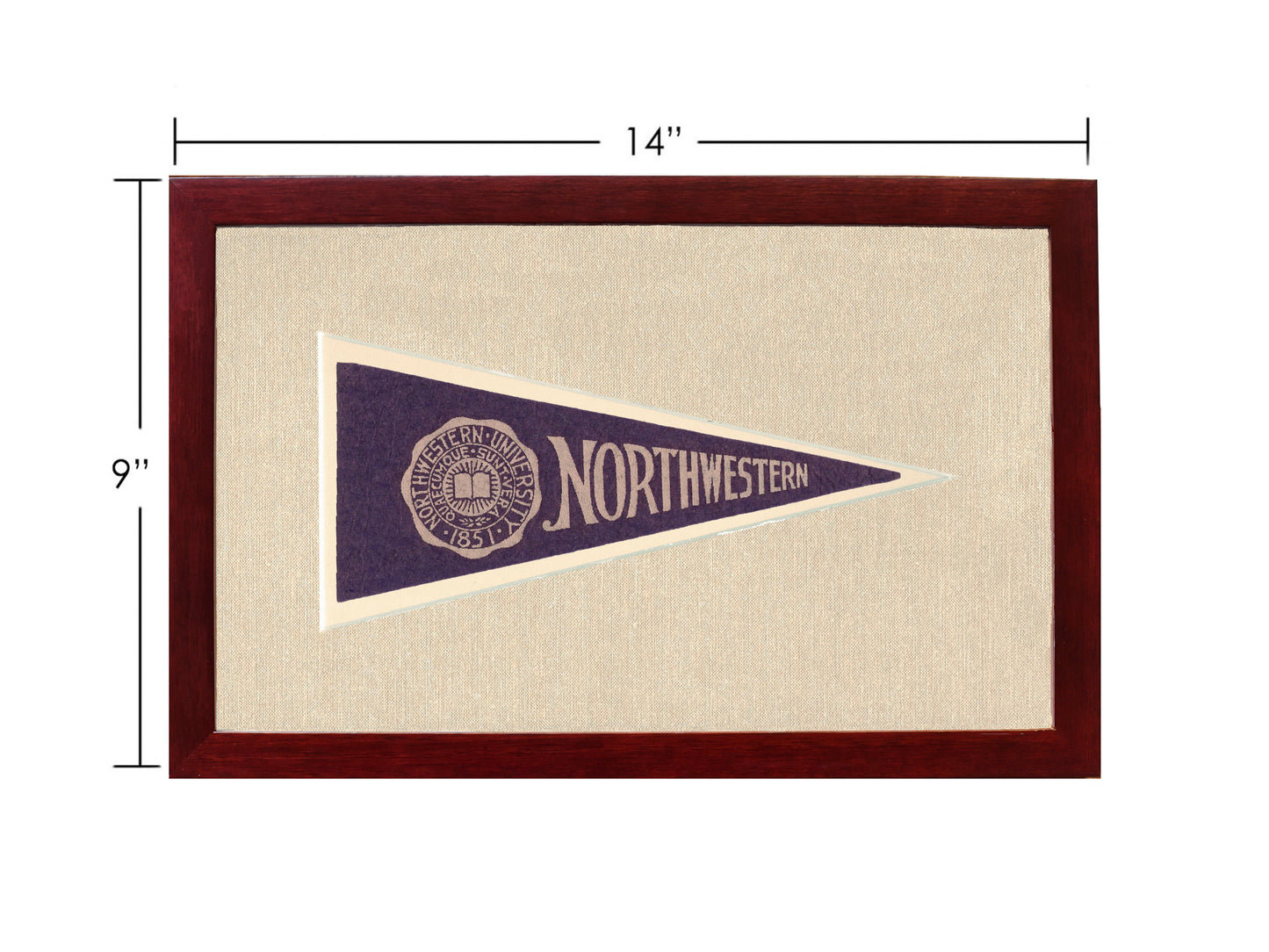 Vintage Northwestern University Pennant