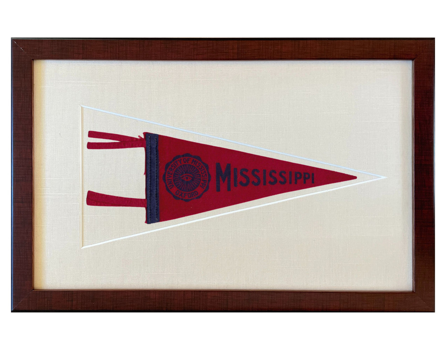 Vintage University of Mississippi Pennant