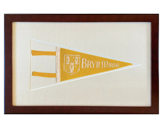 Vintage Bryn Mawr College Pennant
