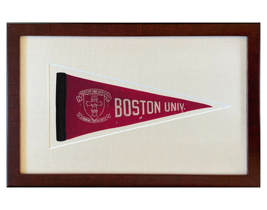 Vintage Boston University Pennant