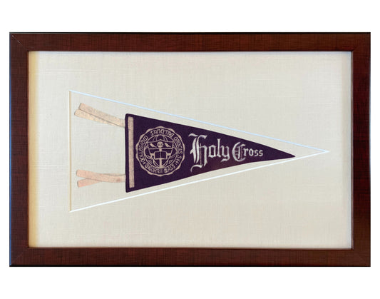 Vintage College of the Holy Cross Pennant