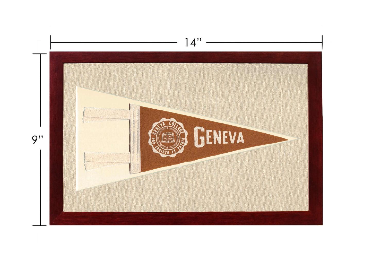 Vintage Geneva College Pennant