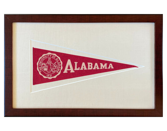 Vintage University of Alabama Pennant (Hormel) circa 1950s