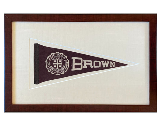 Vintage Brown University Pennant
