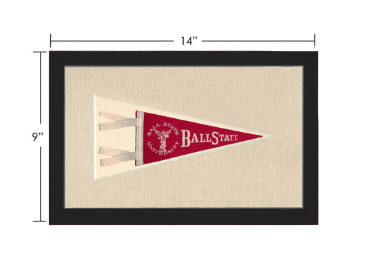 Vintage Ball State University Pennant