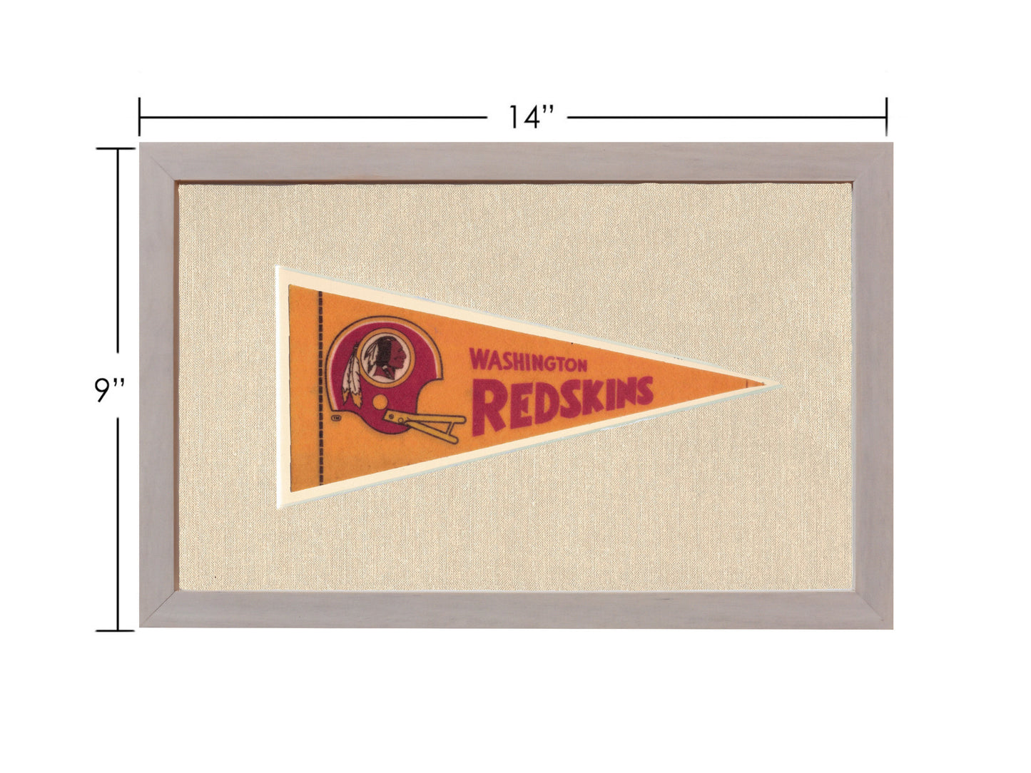 Vintage Washington Redskins Pennant