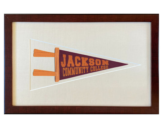 Vintage Jackson College Pennant