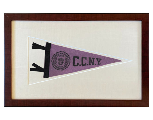 Vintage City College of New York (CCNY) Pennant