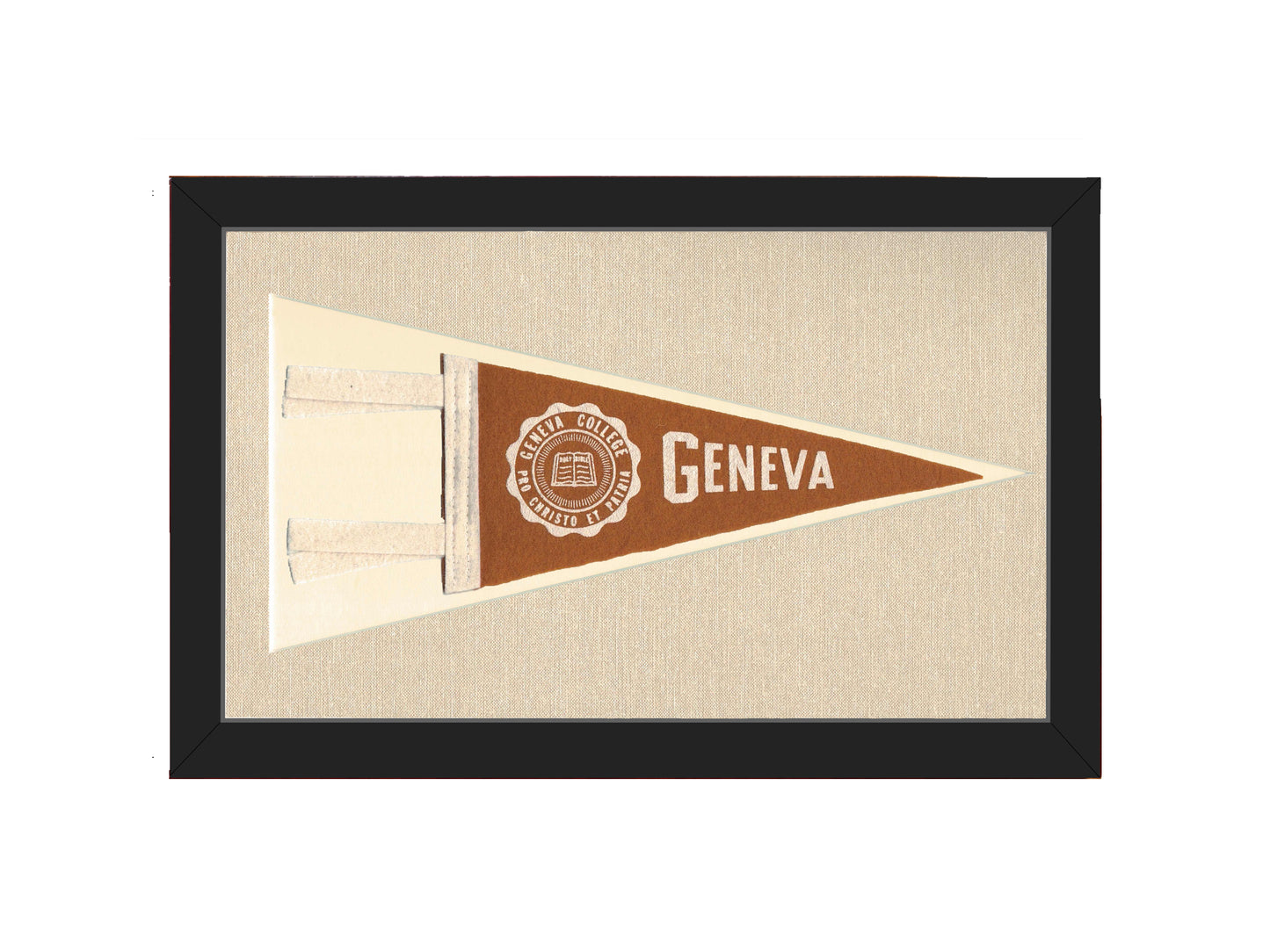 Vintage Geneva College Pennant