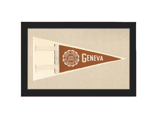 Vintage Geneva College Pennant