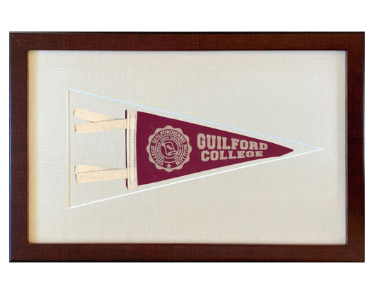 Vintage Guilford College Pennant