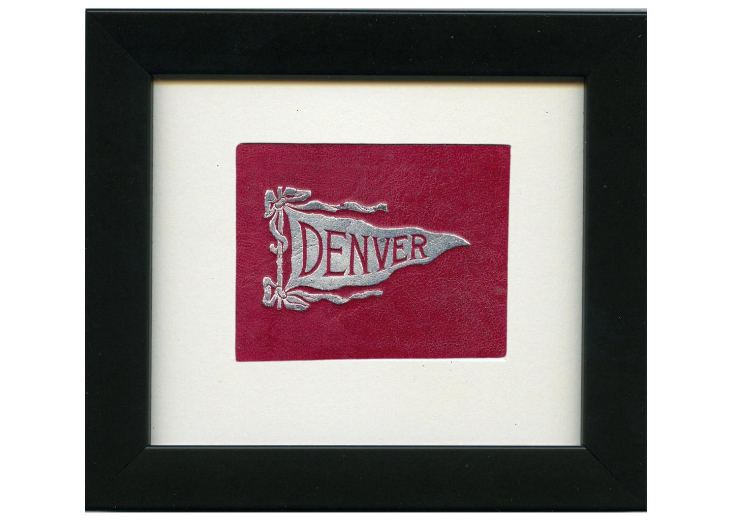 Vintage University of Denver Tobacco Leather circa 1910