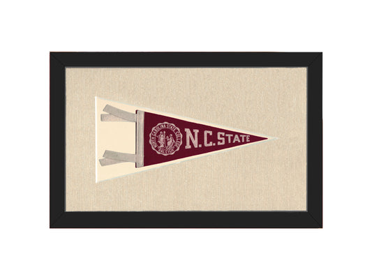 Vintage NC State College Pennant