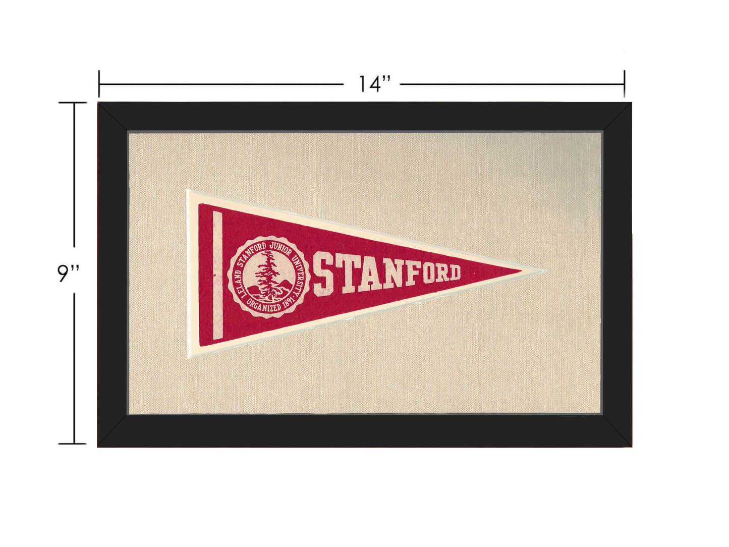 Vintage Stanford University Pennant