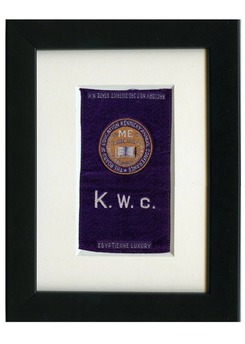 Vintage Kentucky Wesleyan College Tobacco Silk circa 1910