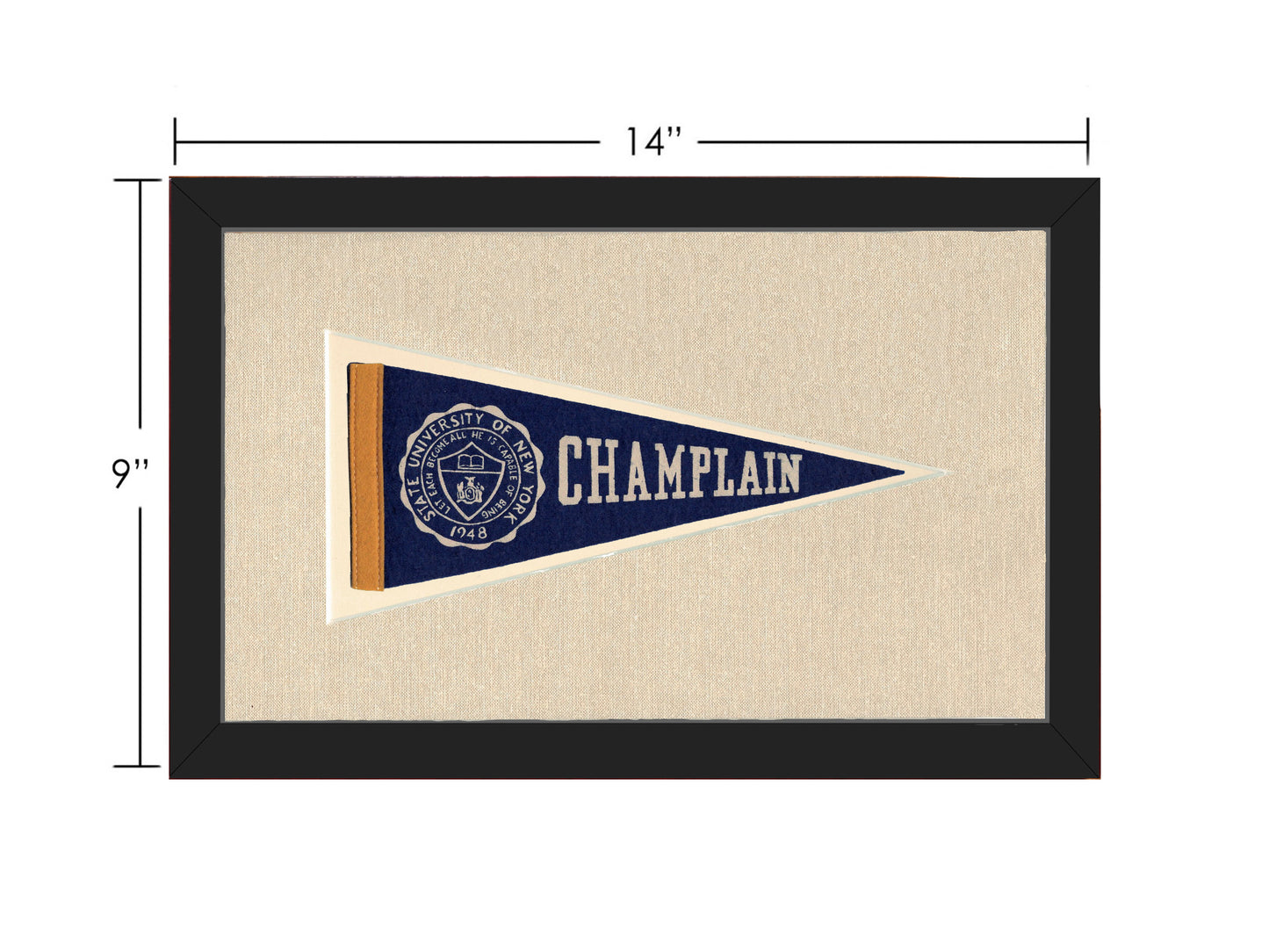 Vintage Champlain Pennant