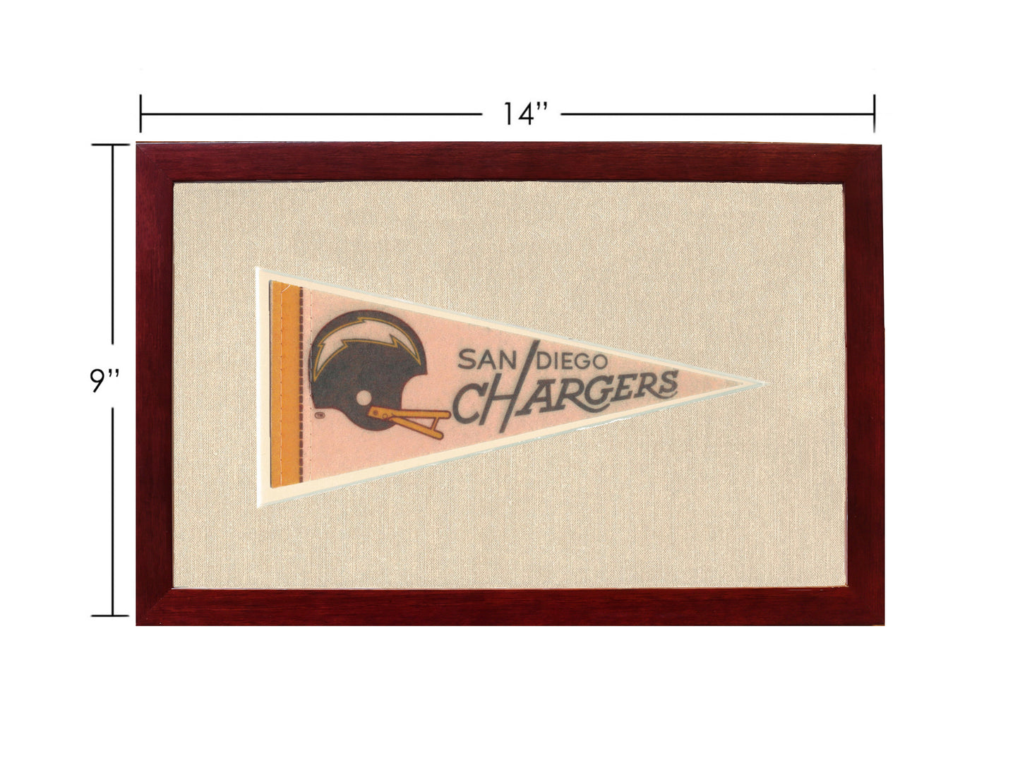 Vintage San Diego Chargers Pennant