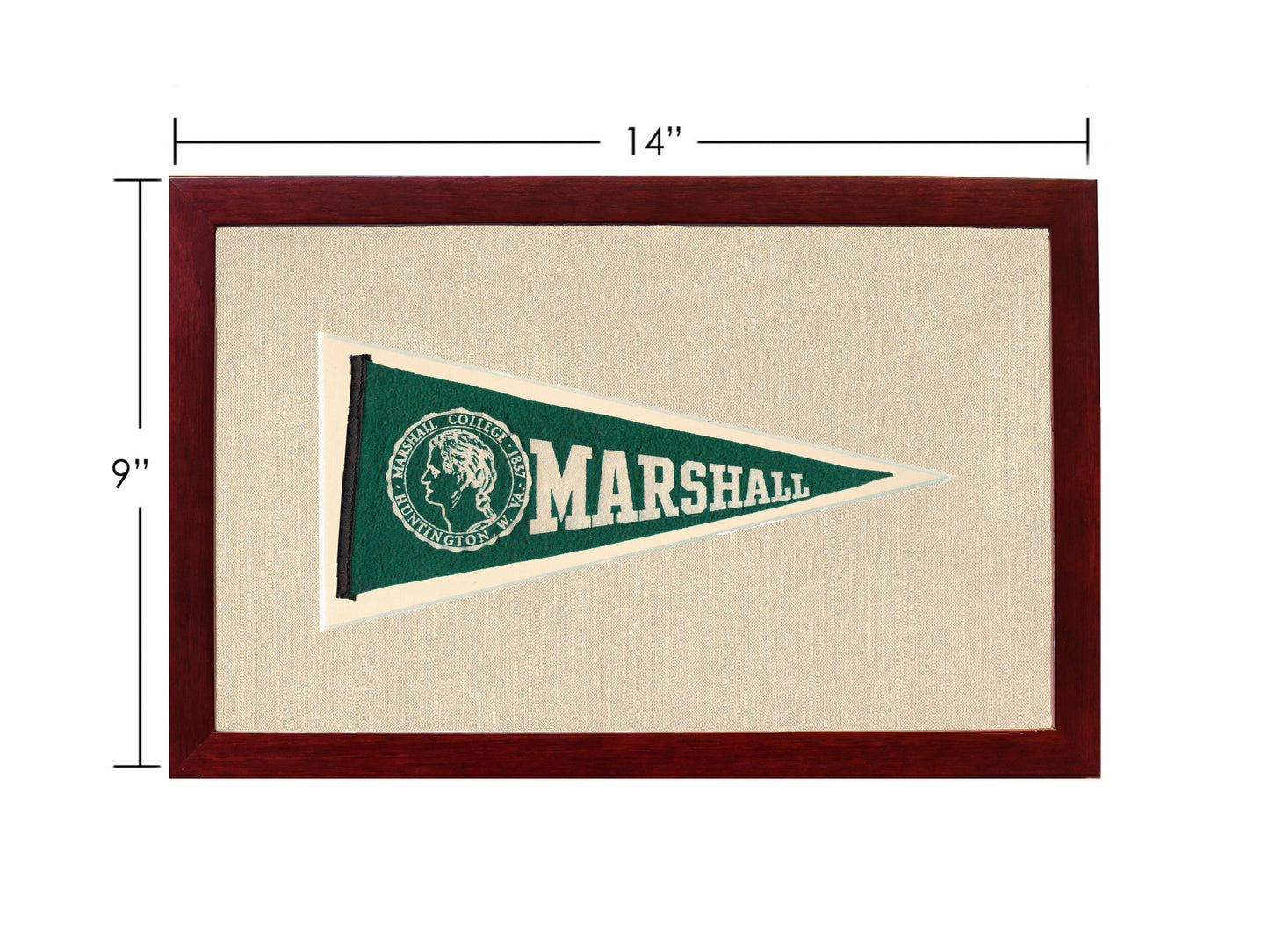 Vintage Marshall College Pennant