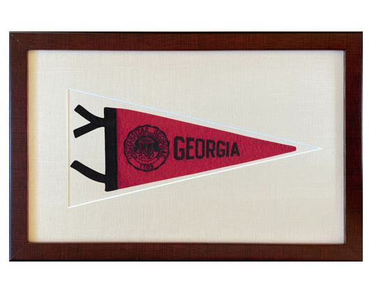 Vintage University of Georgia (UGA) Pennant